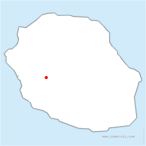 carte de localisation de Cilaos