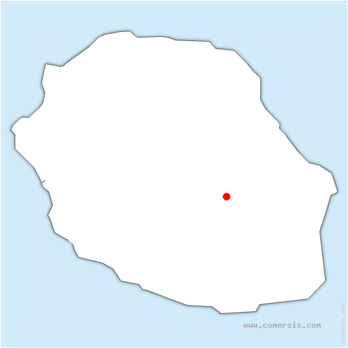 carte de localisation de la Plaine-des-Palmistes